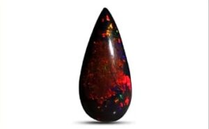 Pear Cabochon Black Opal – 7.81 ct