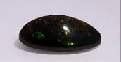Pear Cabochon Black Opal – 7.81 ct